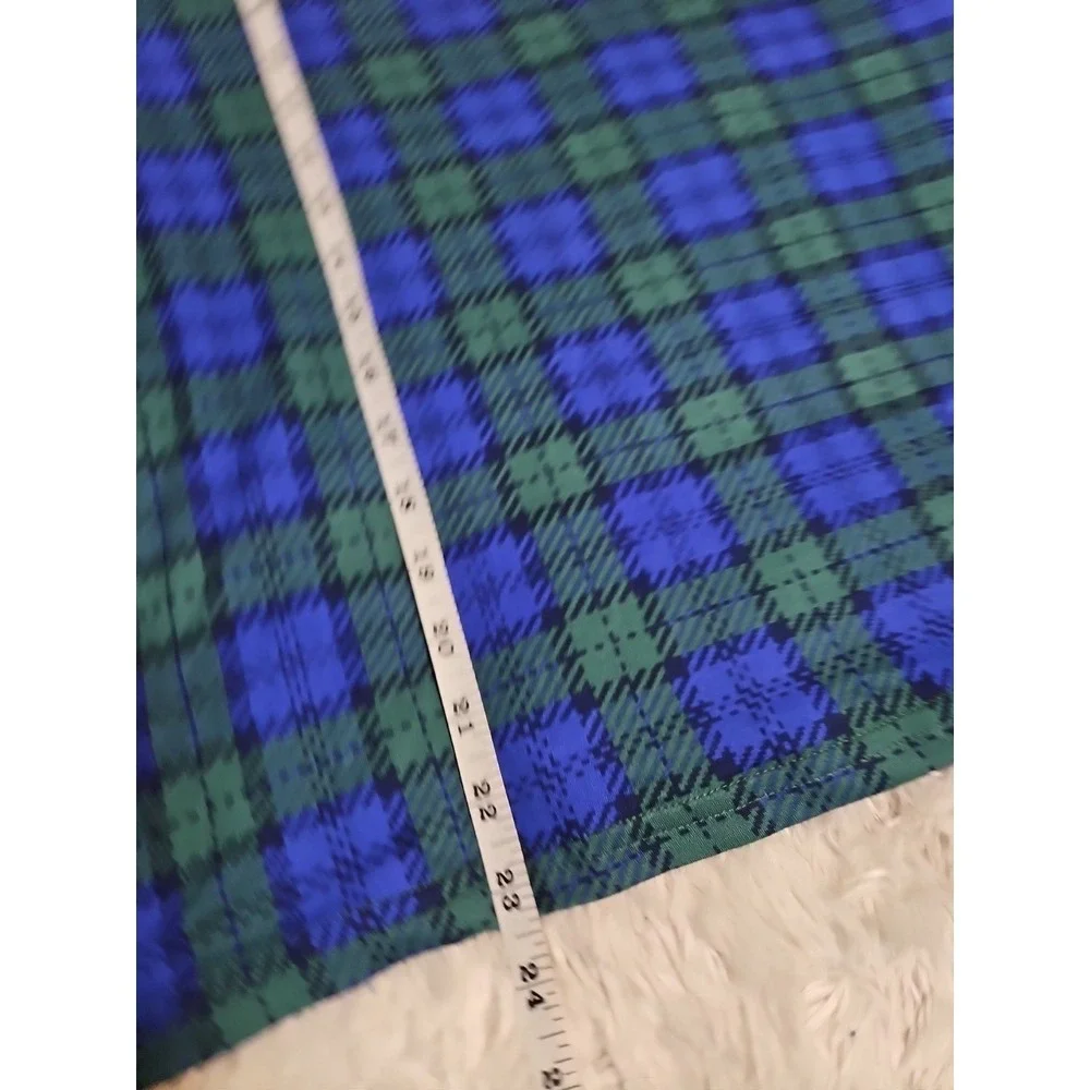 Muk Luks WOMEN PM Blue Green Plaid Cloud Knit Henley Pajama Top And‎ Bottom...